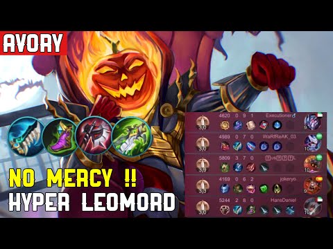 NO MERCY !! All bronze enemy team ! [Top Global Leomord] - Avory | MLBB