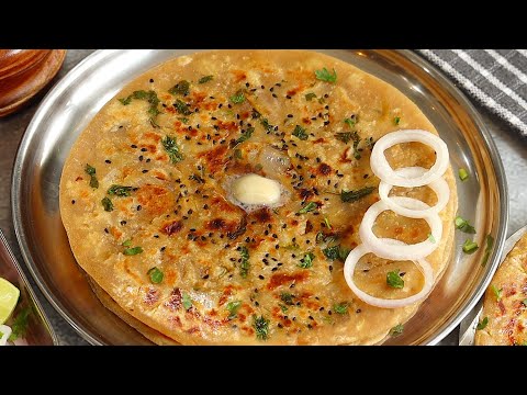 మాఇంట్లో ఎంతో ఇష్టంగాతినే ఉల్లి పరటా ఒక్కదాంతో ఆగరు😋 Onion Paratha Recipe👌 Instant Breakfast👍 Dinner