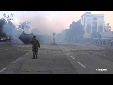 PTS M 10 Russian Soviet Amphibious Vehicle Close up U turn