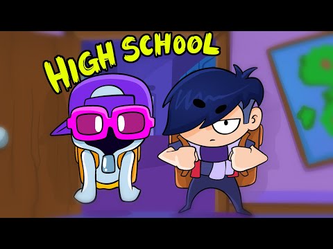 NEW BRAWLER IN HIGH SCHOOL - BRAWL STARS ANIMATION