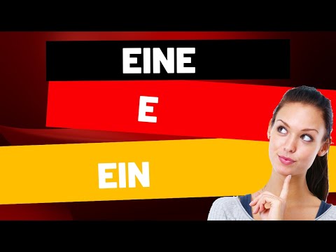 Quais são os ARTIGOS INDEFINIDOS em Alemão - Alemão no Ponto