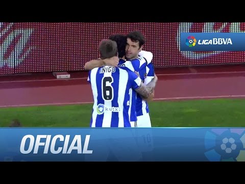 Golazo de cabeza de Prieto (1-0) en el Real Sociedad - SD Eibar