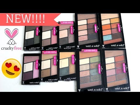 NEW Wet n Wild Eyeshadow Palettes Review & Swatches! 2018