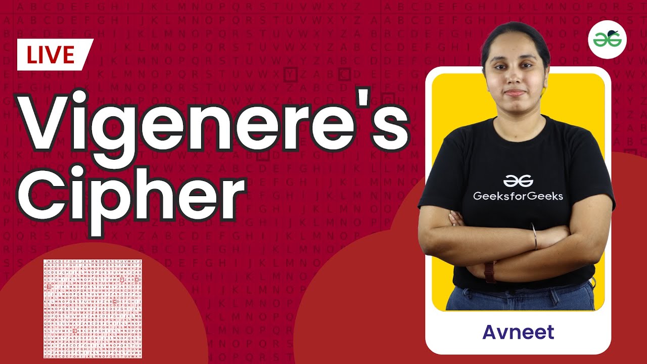 Vigenere's Cipher | Cryptography | GeeksforGeeks School