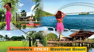 Akosombo’s Finest Riverfront Resort Ghana 🇬🇭 | Afrikiko Riverfront Resort |GHANA VLOG