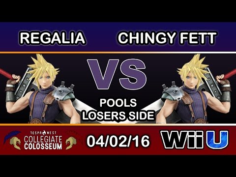 Tespa Collegiate: #THEREALFD | Regalia (Cloud) Vs. Chingy Fett (Cloud) Pools Losers - Smash Wii U
