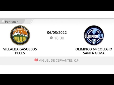 Cadete masc A VILLALBA GASÓLEOS PECES - OLÍMPICO 64