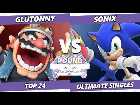 Pound 2022 Top 24 - Glutonny (Wario) Vs. Sonix (Sonic) SSBU Smash Ultimate Tournament