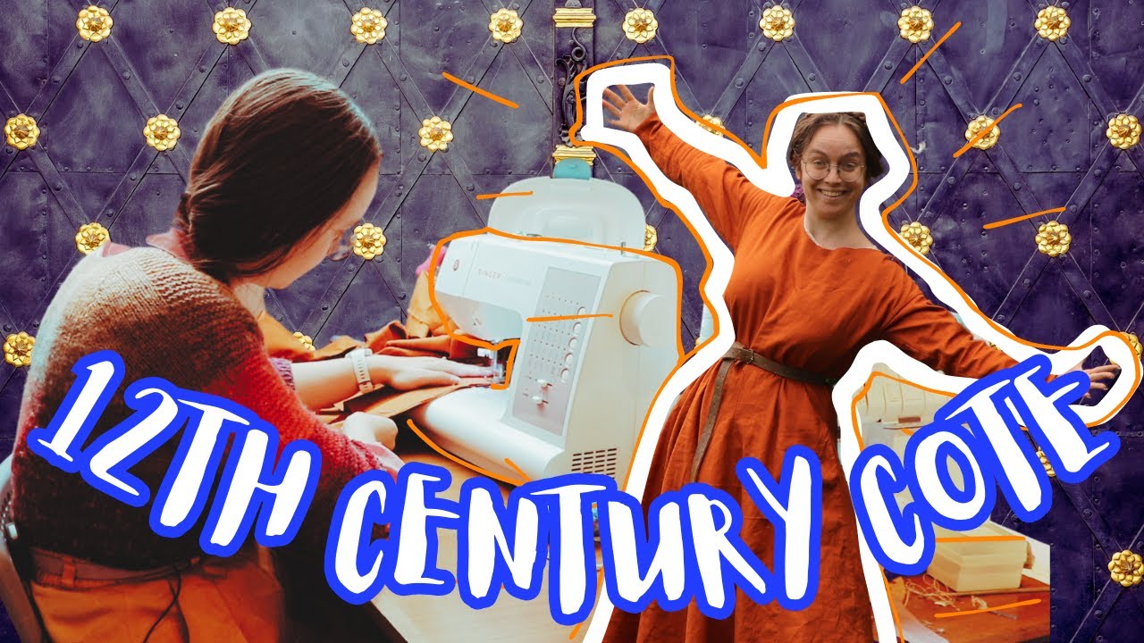Making my dream Medieval dress: sewing a 12th century cote or tunic (part 1)