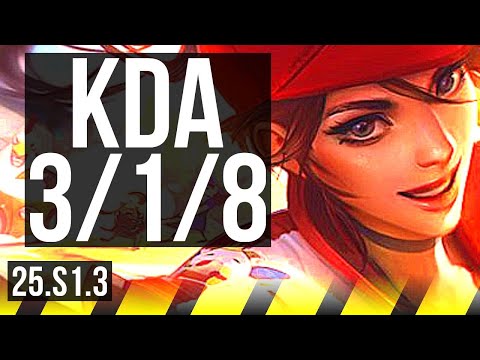 SIVIR & Karma vs EZREAL & Blitzcrank (ADC) | 3/1/8 | KR Master | 25.S1.3