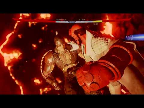 Injustice 2 - Hellboy VS Bane