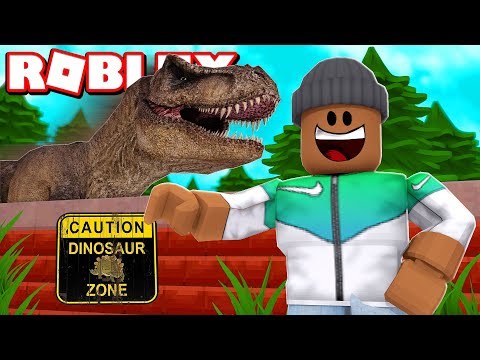 MAKING MY OWN DINOSAUR FACILITY IN ROBLOX - YouTube