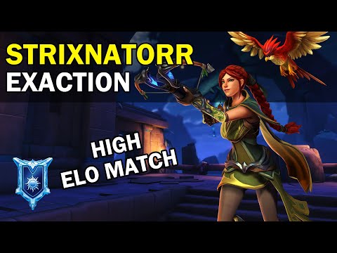 High Elo Match Strixnatorr Cassie Paladins Competitive (Diamond) EXACTION