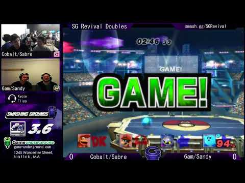 SG Revival PM - Sabre/Cobalt (Blue) vs. saNdy/6:00am (Red) - Project M Doubles LR4