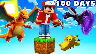 I Survived 100 Days in Cobblemon One Block