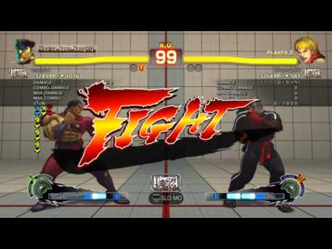 USFIV~ M.Bison (esojsiul) vs  Ken (Shabaz50) HD
