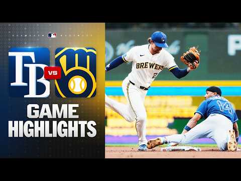 밀워키 VS 탬파베이 MLB 하이라이트