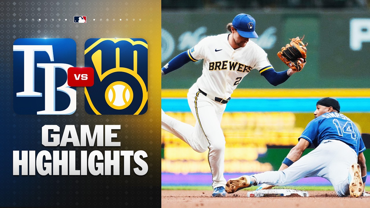 3월31일 탬파베이 밀워키 MLB 하이라이트