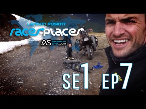 Adventure Motorcycling Documentary - RACES TO PLACES SO1 EP7 Ft. Lyndon Poskitt