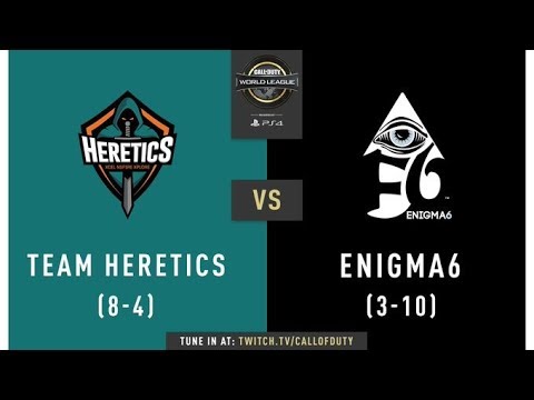 Team Heretics vs Enigma6 | CWL Pro League 2019 | Division B | Week 9 | Day 3