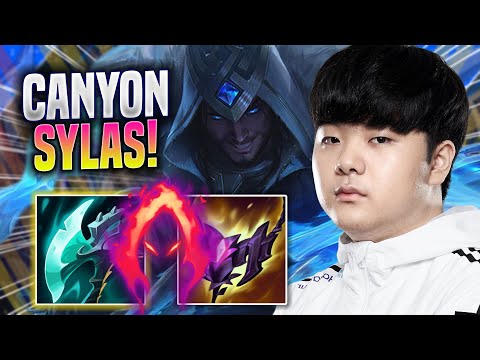 CANYON IS A GOD WITH SYLAS! - DK Canyon Plays Sylas JUNGLE vs Lee Sin! | Preseason 2023