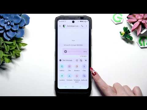 DOOGEE Blade 20 Max – Add Audio or Video to a Text Message