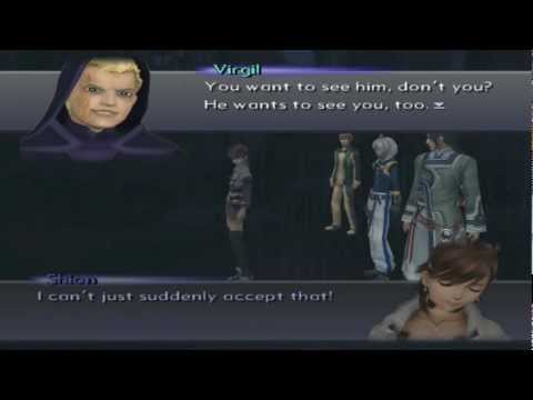 Xenosaga III HD Cutscene 197 - Virgil Reproves Shion (Old Church) - ENGLISH - REGULAR MODE