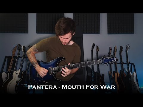 Pantera - Mouth For War (Guitar Cover + Solo / One Take)