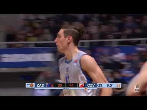 ABA Liga 2018/19 highlights, Round 21: Zadar - Crvena zvezda mts (9.3.2019)