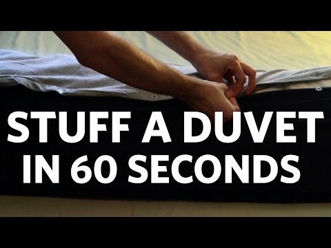 How to Stuff a Duvet Cover in 60 Seconds