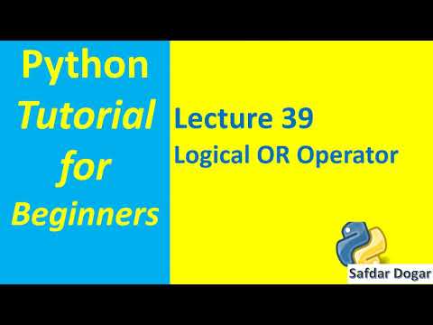 Logical OR Operator in Python | Python Tutorial for Beginners