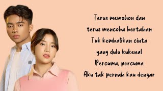 Download lagu Percuma - Anggis Devaki, Betrand Putra Onsu | Lirik Lagu ~ Terus memohon dan terus mencoba bertahan mp3 Download lagu Percuma - Anggis Devaki, Betrand Putra Onsu | Lirik Lagu ~ Terus memohon dan terus mencoba bertahan mp3