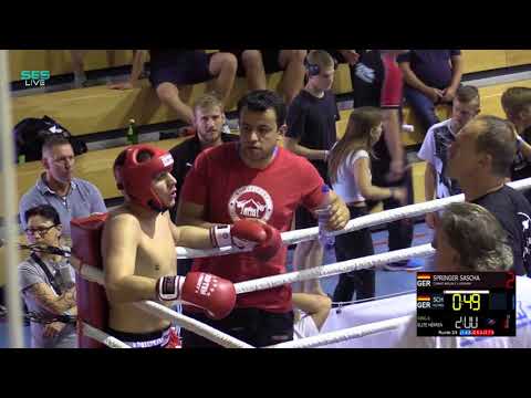 Deutsche Meisterschaft 2018 - Finale K1 -71 kg Sascha Springer - Eric Schmadtke