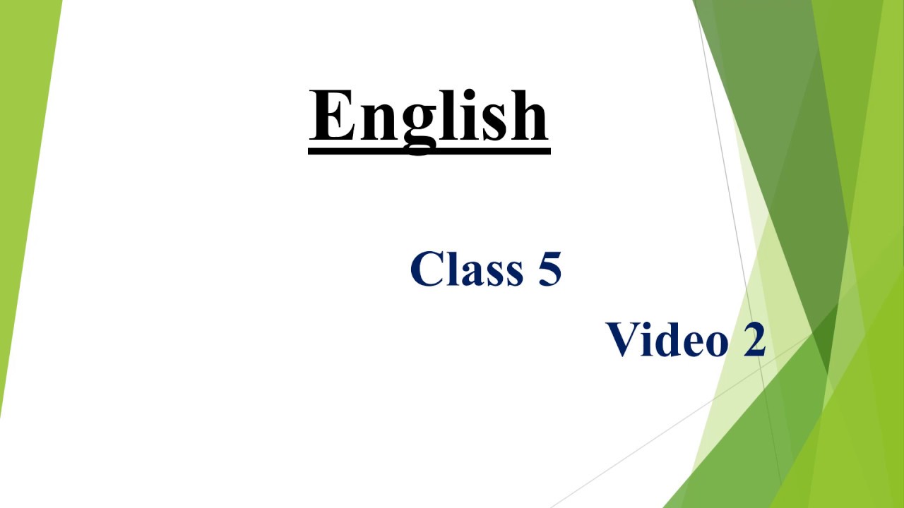 Video 2 - (Subject, Verb & Object - Worksheets)