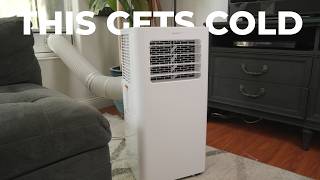 EUHOMY Portable Air Conditioner | Cool, Heat, Fan, Dehumidifier, Sleep Mode | EASY INSTALL!!