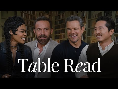 Ben Affleck, Matt Damon, Teyana Taylor & Steven Yeun on Making ‘The Rip’ | Table Read | Esquire