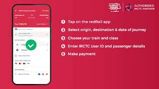 How to book a train ticket on redRail