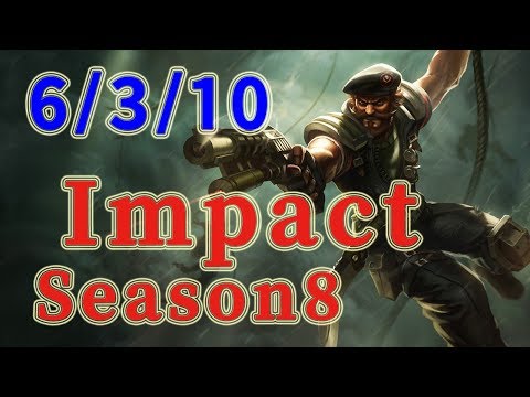 Team Liquid Impact Gangplank TOP vs Sion Patch 8.8