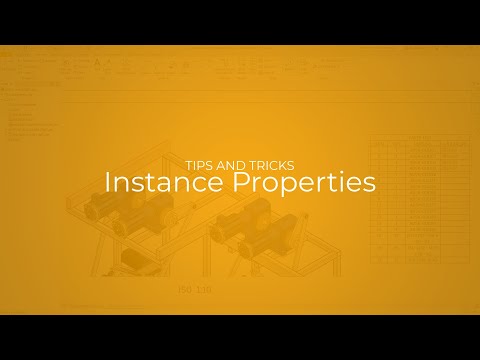 Autodesk Inventor 2022: Instance Properties