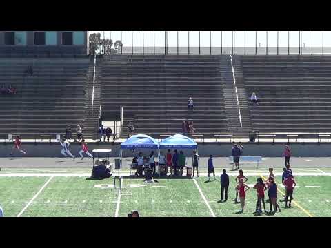 FSB 400m Heat 1 vs Newport 3-28-18 - Los Alamitos Boys
