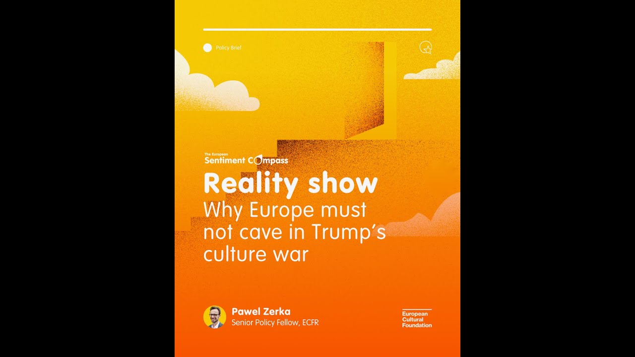 Beyond tanks and tariffs. Launch of the 2025 European Sentiment Compass.