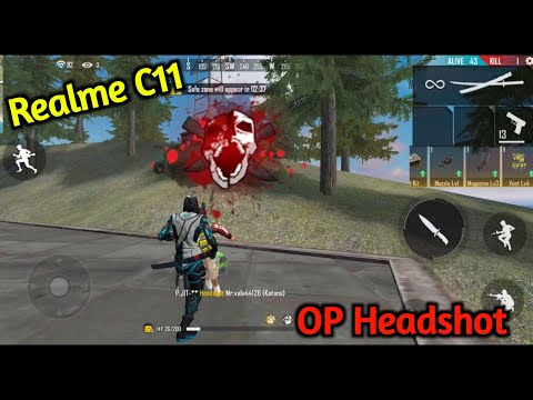 Realme C11 Free Fire Gameplay Test | 2GB RAM 32GB Storage | Only Mill Challenge | Mediatek Helio G35