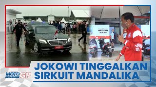 Presiden Jokowi Tinggalkan Sirkuit Mandalika setelah Menonton MotoGP, Sempat Bagi bagi Kaos