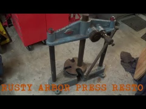 Jones and Shipman Type Arbor Press Restoration