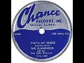 The Flamingos - That's My Desire 1953