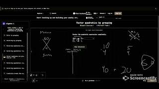 Download the video "How to Factor Quadratics By Grouping (How to Factor a Quadratic Trinomial)"