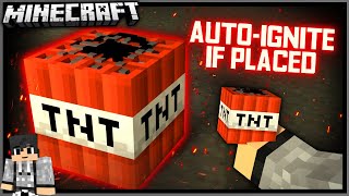 AUTOMATIC EXPLODING TNT in Vanilla Minecraft 1.15/1.16 [Command Datapack] Instant Ignite if Placed