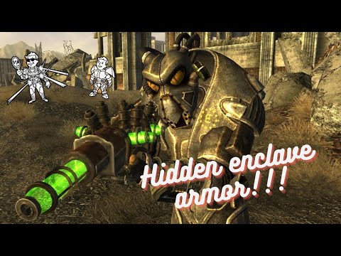 The Best Power Armor In Fallout New Vegas (Hidden Enclave Armor)