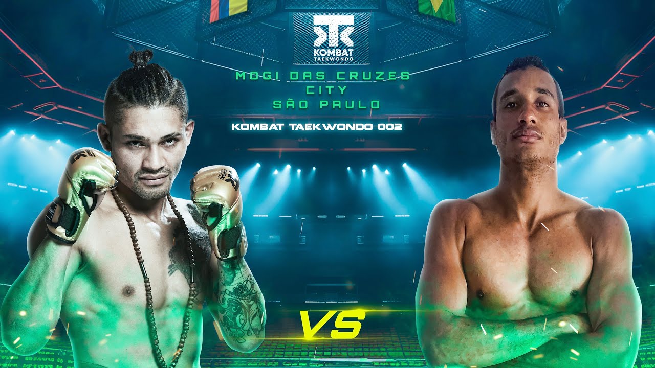 🥊Kombat Taekwondo🥋 002: 🔵 Alejandro Gordillo 🇨🇴 🆚 🇧🇷 Bruno Santos 🔴