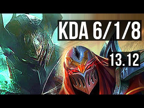 MORDE vs ZED (MID) | 6/1/8, 500+ games | NA Master | 13.12